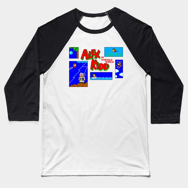 Retro Kidd Baseball T-Shirt by RetroFreak